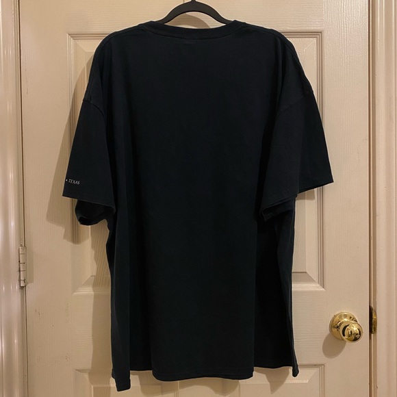 Vintage 90s Designated Driver Dog Riding Horse Country Western Cowboy Humor Tee - Picture 2 of 7